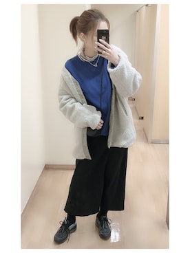 mik_.さん(レディース・162cm)の冬コーディネート