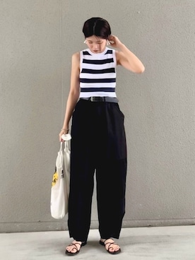 OKIRIさん(レディース・161cm)の夏コーディネート