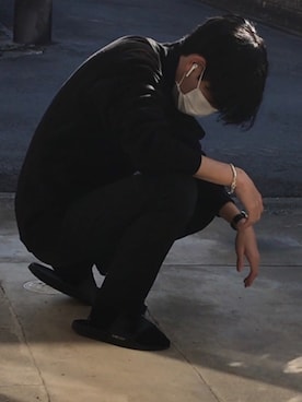 「MARC JACOBS（マークジェイコブス）のアイテム（腕時計）」を使った、-たけ-さん（メンズ・179cm）の冬コーディネート