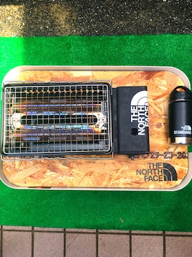 「ノースフェイス」｜「アイテム（食器/キッチン）」を使った、★うどん★さん（メンズ・171cm）の夏コーディネート