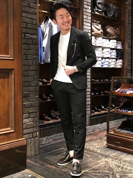 nano・universe 名古屋ラシック STAFFさん（メンズ・170cm）の春コーディネート