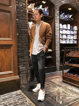 「SEEKER（シーカー）のアイテム」を使った、nano・universe 名古屋ラシック STAFFさん（メンズ・170cm）の夏コーディネート