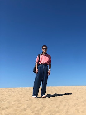 「MARTINE ROSE（マーティンローズ）のアイテム（スニーカー）」を使った、こうたさん（メンズ・167cm）の秋コーディネート