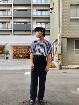 「VAQUERA（バケラ）のアイテム（帽子）」を使った、こうたさん（メンズ・167cm）の秋コーディネート