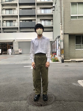 「Alexander McQueen（アレキサンダーマックイーン）のアイテム（トップス）」を使った、こうたさん（メンズ・167cm）の秋コーディネート