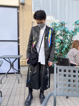 「charles jeffrey（チャールズジェフリー）のアイテム」を使った、こうたさん（メンズ・167cm）の秋コーディネート