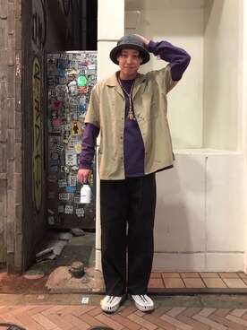 「アウトドアミックス」｜tenkuluさん（メンズ・174cm）の春コーディネート