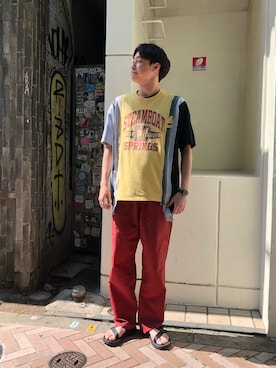 tenkuluさん（メンズ・175cm）の夏コーディネート