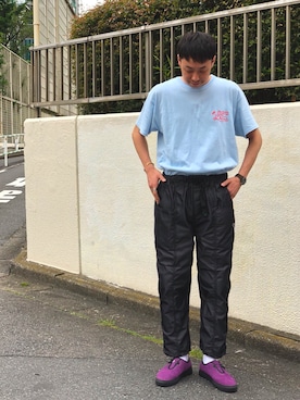 「TIMEX（タイメックス）のアイテム（腕時計）」を使った、tenkuluさん（メンズ・174cm）の夏コーディネート
