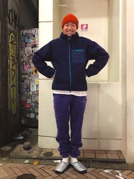 「MANASTASH（マナスタッシュ）のアイテム（ジャケット/アウター）」を使った、tenkuluさん（メンズ・174cm）の秋コーディネート