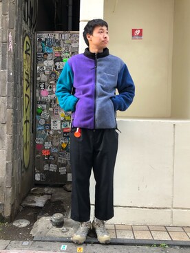 「MANASTASH（マナスタッシュ）のアイテム（ジャケット/アウター）」を使った、tenkuluさん（メンズ・174cm）の秋コーディネート