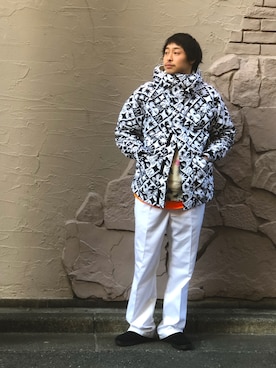 「WILD THINGS（ワイルドシングス）のアイテム（マウンテンパーカー）」を使った、tenkuluさん（メンズ・174cm）の冬コーディネート