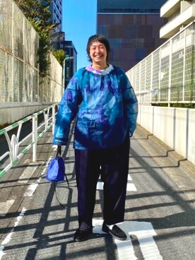 「MANASTASH（マナスタッシュ）のアイテム（バッグ）」を使った、tenkuluさん（メンズ・174cm）の春コーディネート