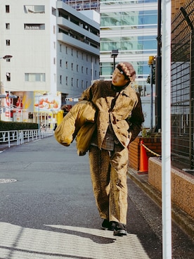 「BEYOND（ビヨンド）のアイテム（ジャケット/アウター）」を使った、tenkuluさん（メンズ・174cm）の冬コーディネート