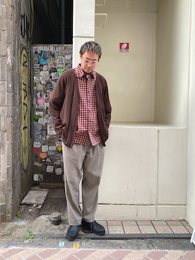 ブーツを使った バーガンディー のメンズ人気ファッションコーディネート ユーザー ショップスタッフ Wear