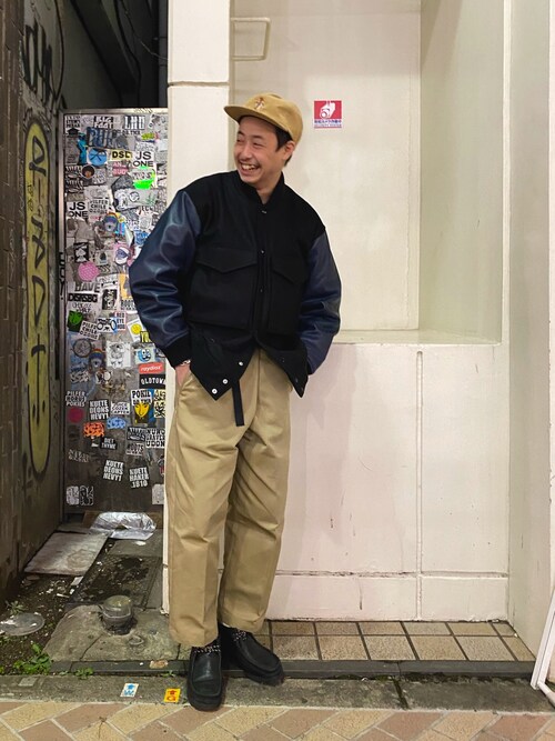 Tenkulu Beaver渋谷店 Manastashのブルゾンを使ったコーディネート Wear