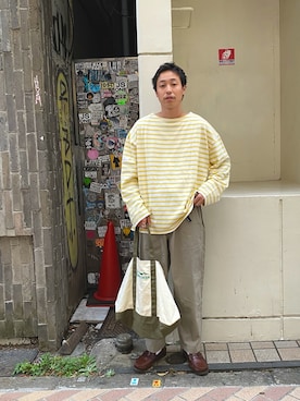 「MANASTASH（マナスタッシュ）のアイテム（レッグウェア）」を使った、tenkuluさん（メンズ・174cm）の夏コーディネート
