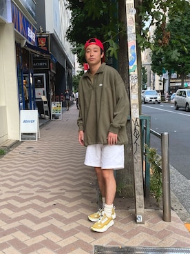 「MANASTASH（マナスタッシュ）のアイテム（レッグウェア）」を使った、tenkuluさん（メンズ・174cm）の夏コーディネート
