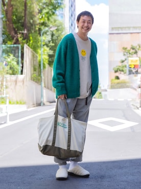 「MANASTASH（マナスタッシュ）のアイテム（レッグウェア）」を使った、tenkuluさん（メンズ・174cm）の秋コーディネート