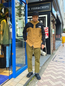 「MANASTASH（マナスタッシュ）のアイテム（キャップ）」を使った、tenkuluさん（メンズ・174cm）の秋コーディネート