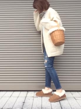 chikaさん（レディース・162cm）の冬コーディネート