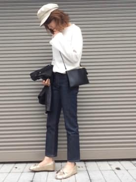「ドラフトアングリッド」｜「アイテム（ジャケット/アウター）」を使った、chikaさん（レディース・162cm）の春コーディネート