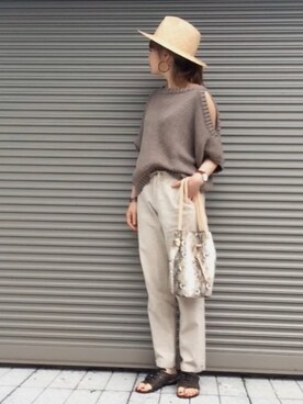 chikaさん（レディース・162cm）の夏コーディネート