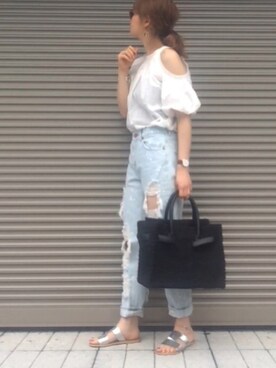 chikaさん（レディース・162cm）の夏コーディネート