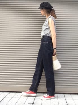 「ACC.（エーシーシー.）のアイテム」を使った、chikaさん（レディース・162cm）の夏コーディネート