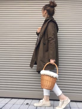 chikaさん（レディース・162cm）の冬コーディネート