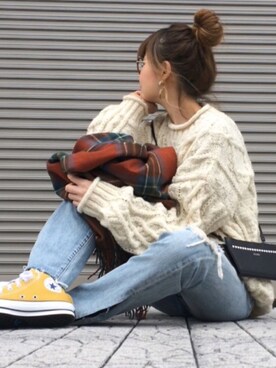 chikaさん(レディース・162cm)の冬コーディネート