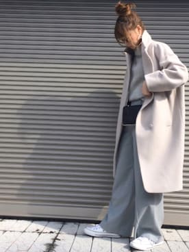 chikaさん（レディース・162cm）の冬コーディネート