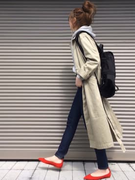 chikaさん（レディース・162cm）の春コーディネート