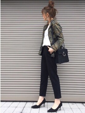 chikaさん（レディース・162cm）の春コーディネート