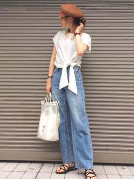 「Lulud（ルルド）のアイテム」を使った、chikaさん（レディース・162cm）の夏コーディネート