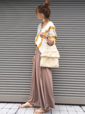 chikaさん（レディース・162cm）の夏コーディネート