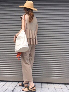 chikaさん（レディース・162cm）の夏コーディネート