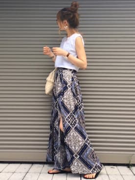 chikaさん(レディース・162cm)の夏コーディネート