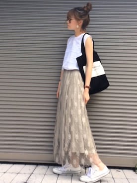 chikaさん(レディース・162cm)の夏コーディネート