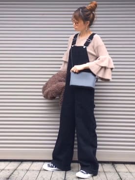 chikaさん（レディース・162cm）の冬コーディネート