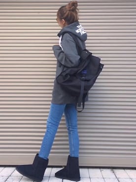 chikaさん（レディース・162cm）の冬コーディネート