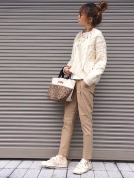 chikaさん（レディース・162cm）の冬コーディネート