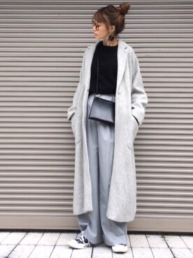 chikaさん(レディース・162cm)の冬コーディネート