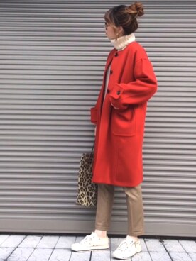 chikaさん(レディース・162cm)の冬コーディネート