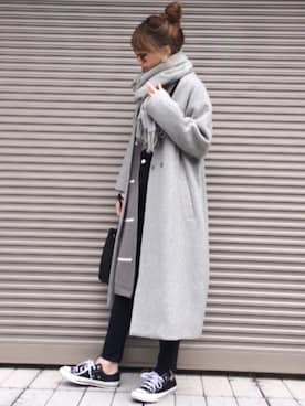 chikaさん(レディース・162cm)の冬コーディネート