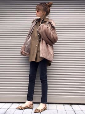 chikaさん（レディース・162cm）の冬コーディネート