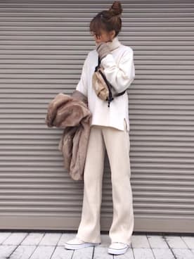 chikaさん（レディース・162cm）の冬コーディネート