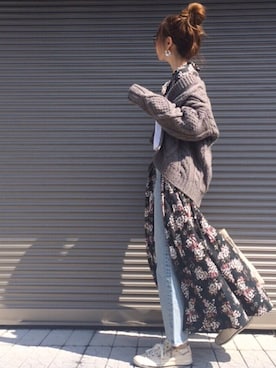 chikaさん（レディース・162cm）の春コーディネート