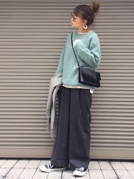 chikaさん（レディース・162cm）の春コーディネート