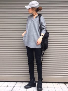 chikaさん（レディース・162cm）の春コーディネート